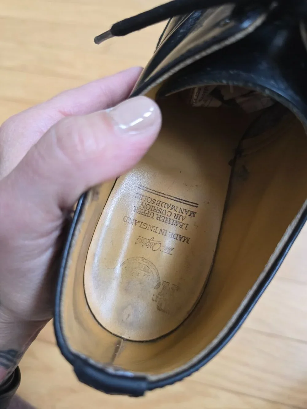 vintage Y2K | Dr. Martens black whimsygoth platform oxford shoes | WMS 6.5
